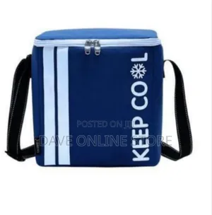 Insulated Portable Cooler Bag With Shoulder Strap
