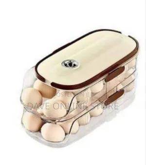 2-Layer Stackable Egg Storage Container