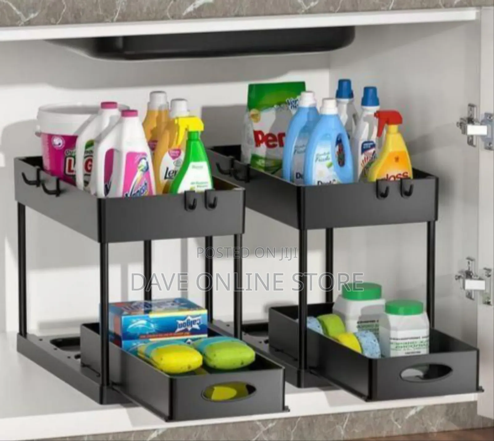 Two-Tier Under-Sink / Cabinet Pull-Out Organizer