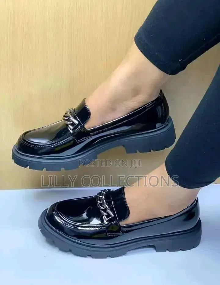 Black Platform Loafers