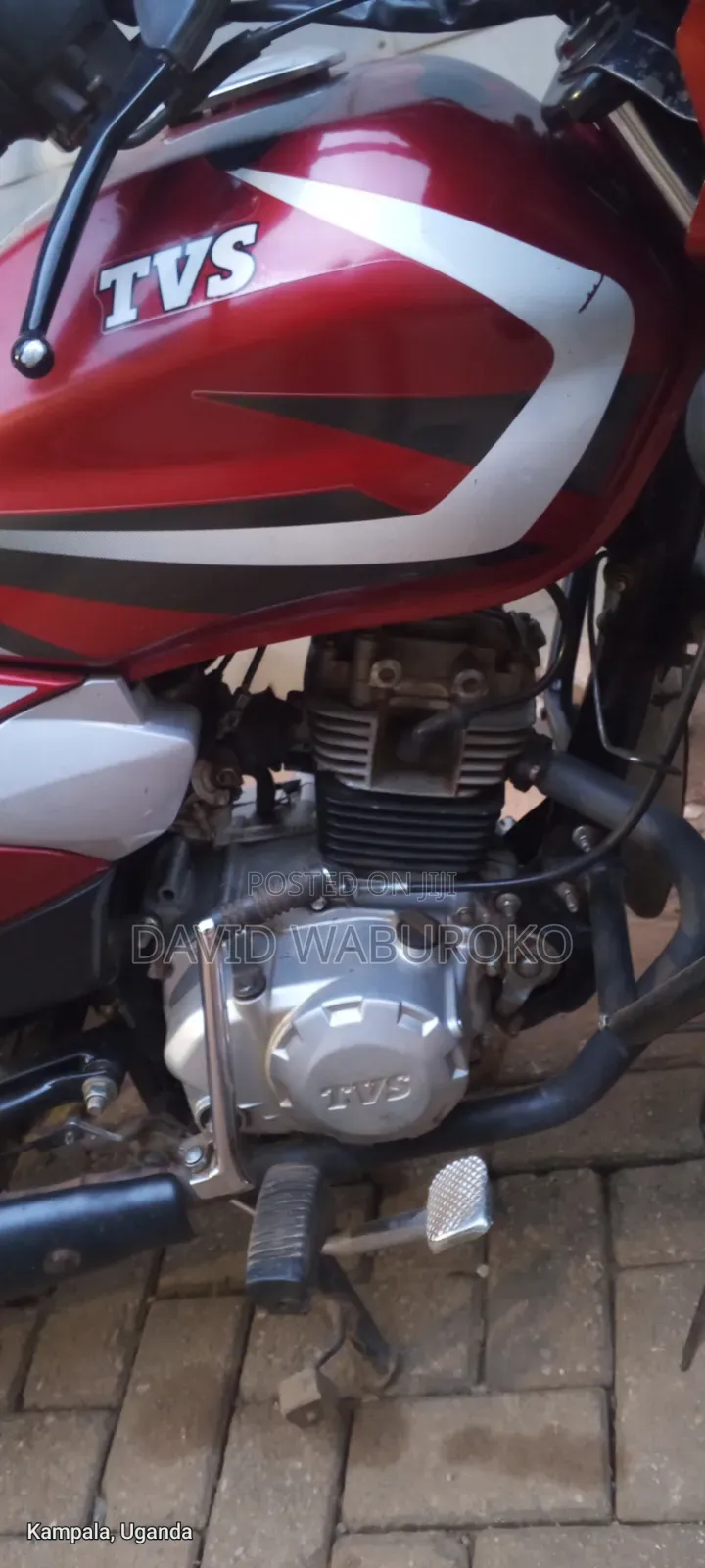 TVS HLX 125 2019 Red