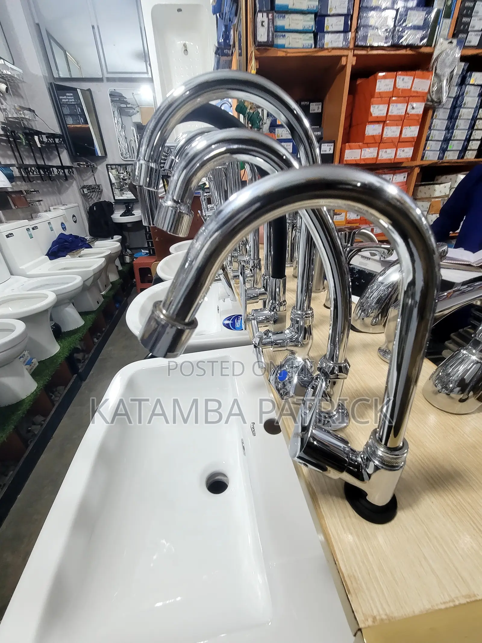 Long Body Kitchen Sink Taps