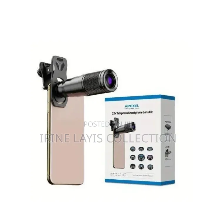 Apexel 22x Telephoto Smartphone Lens Kit