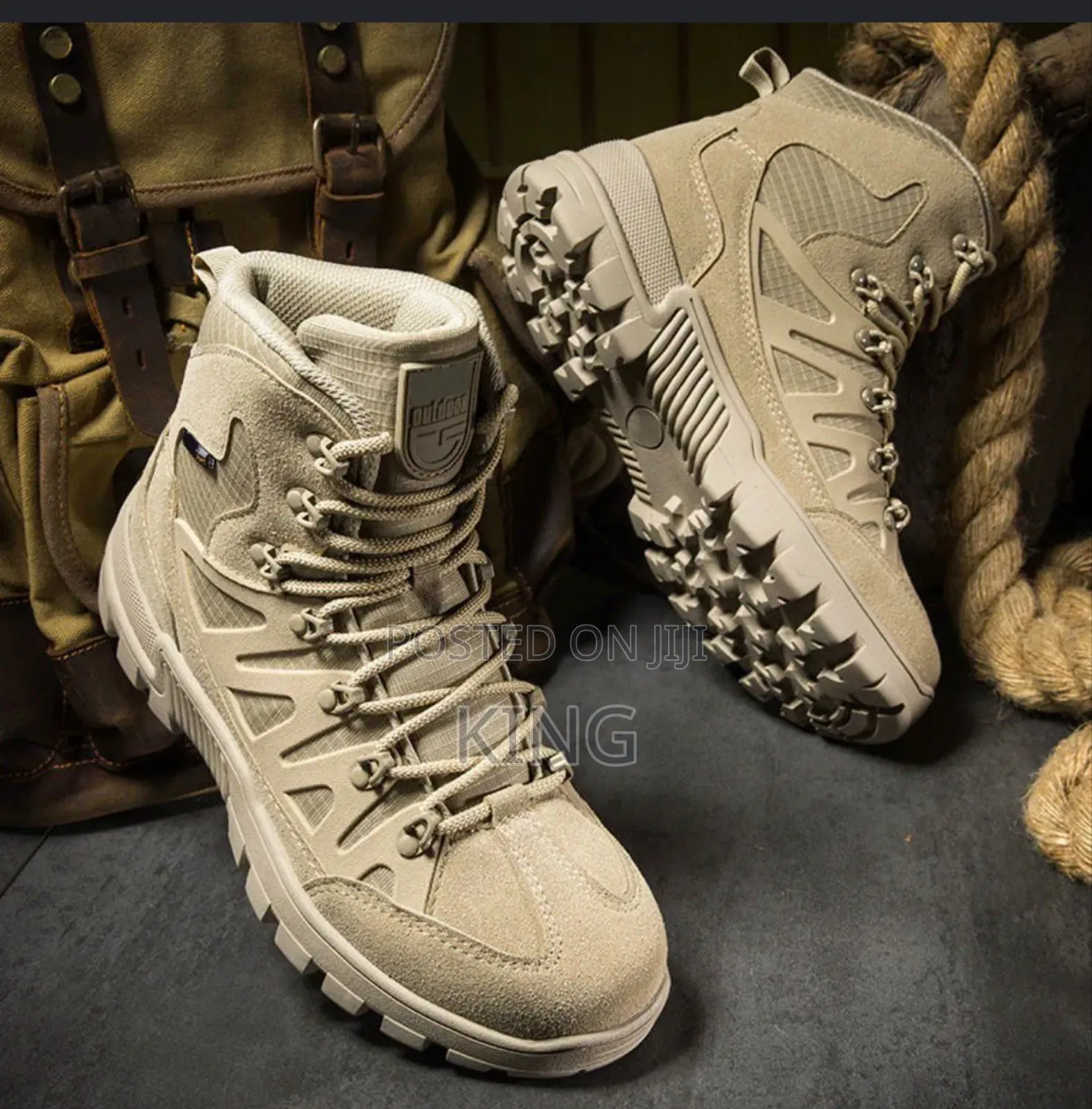 A533 Tactical Outdoor Desert Boots. Black, Brown