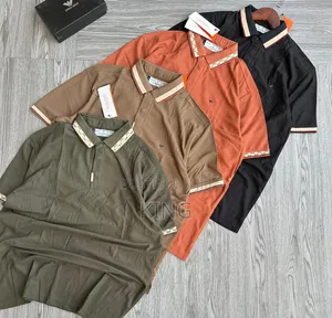 Elborn Colar Textured Polo Tshirts