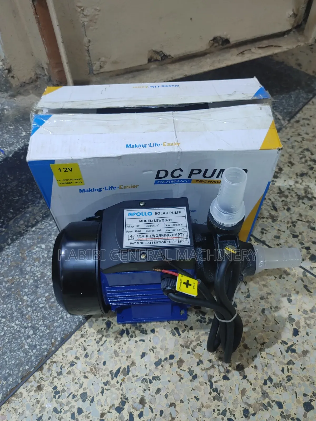 Solar Powered/Dc Apollo 12v Booster Pump