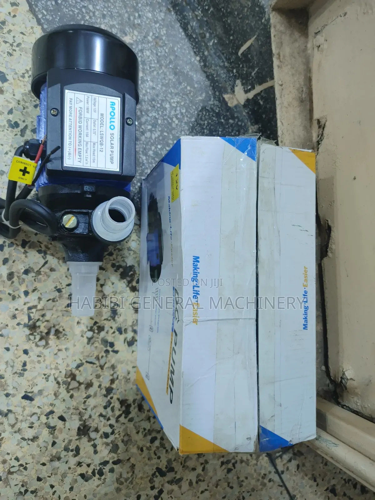Solar Powered/Dc Apollo 12v Booster Pump