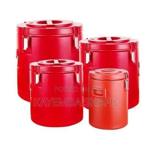 A Set of Commercial-Grade Insulated Food Transport Barrels