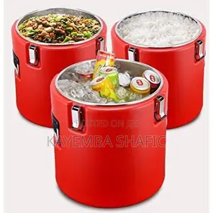 A Set of Commercial-Grade Insulated Food Transport Barrels