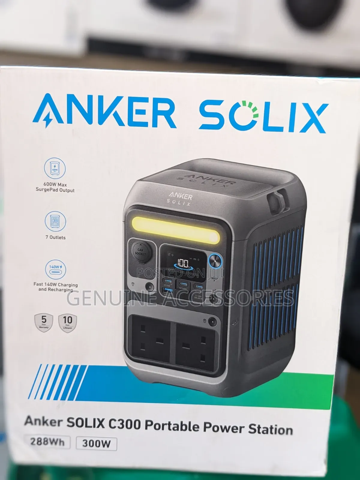 Anker Solix C300 Portable Power Station 300w