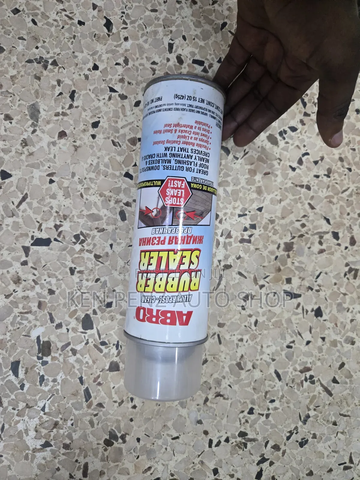 Abro All Purpose Rubber Sealant Spray (Transparent)