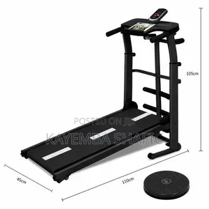 Manual Treadmill – Foldable Home Gym Equipment, Non-Electric