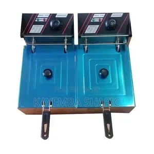 Heavy Duty Stainless Steel Electric Double Deep Frying Machine