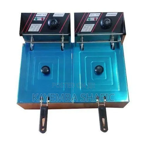 Heavy Duty Stainless Steel Electric Double Deep Frying Machine