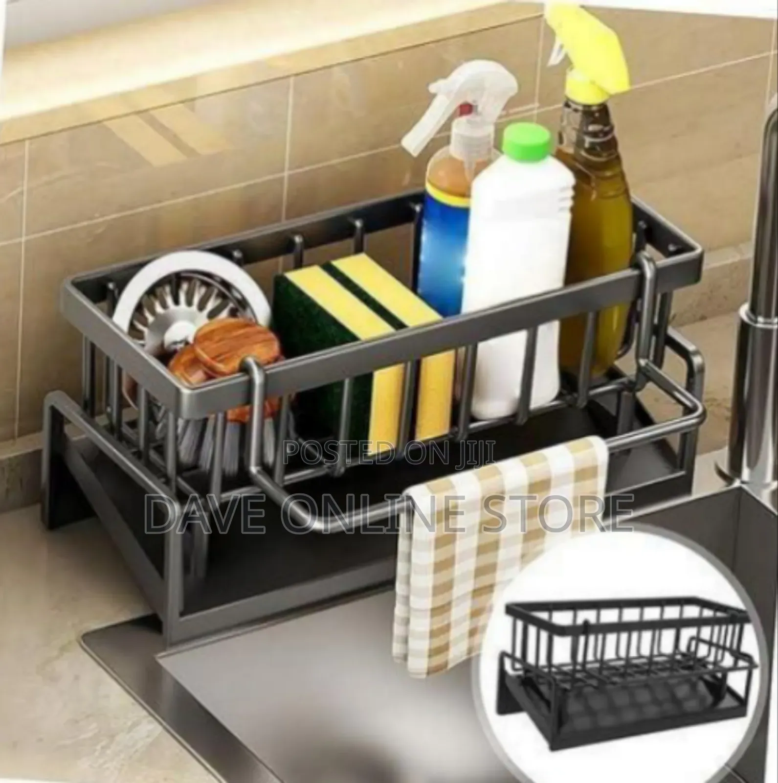 Versatile Kitchen Sink Caddy Organizer