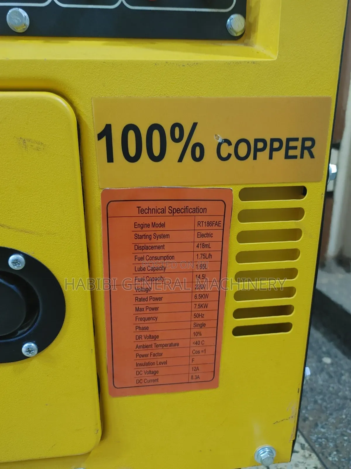 Easy Power 8kva Diesel Powered Silent Generator