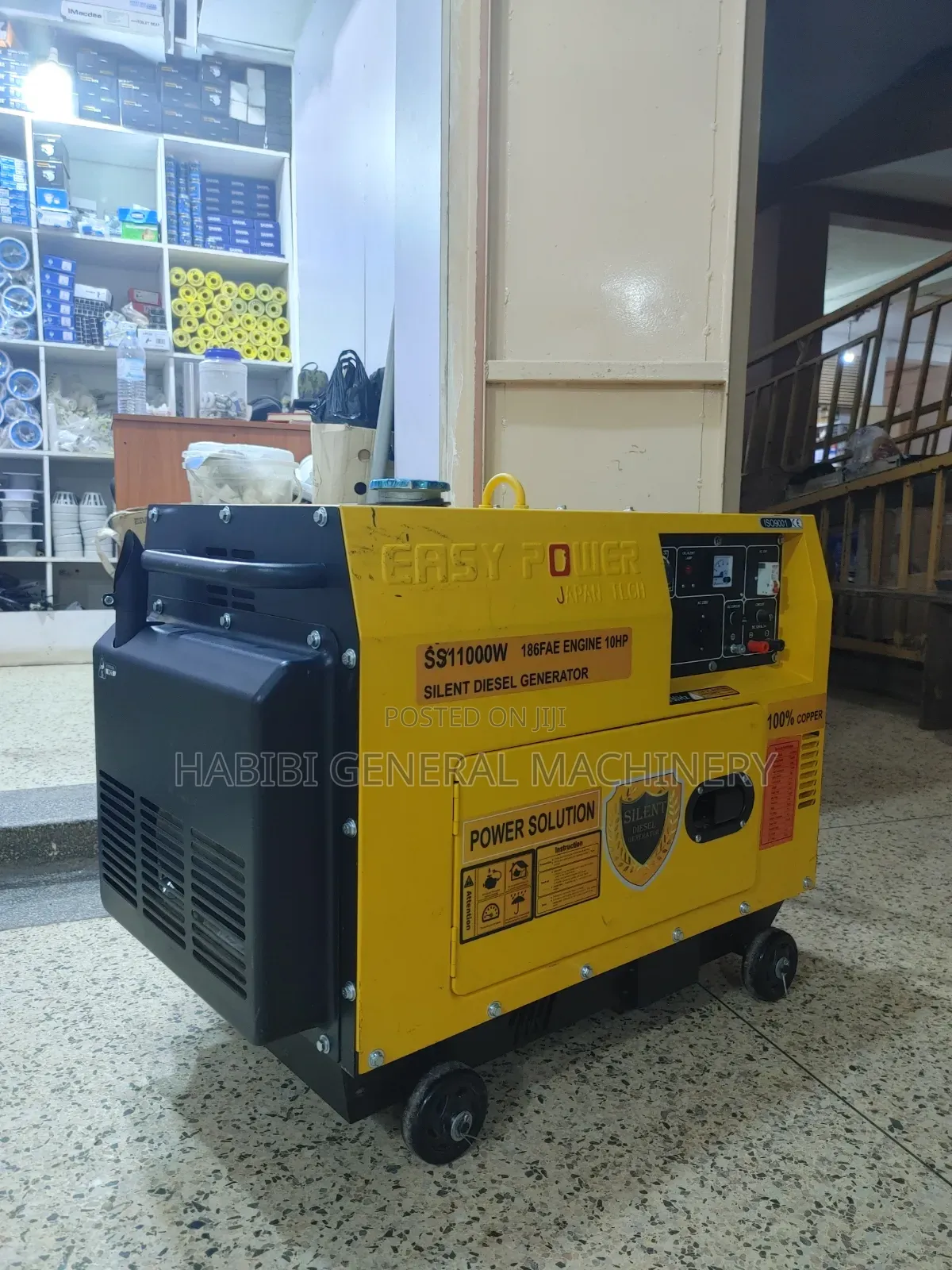 Japan Tech 8kva Diesel Powered Easy Power Heavy Duty Generator