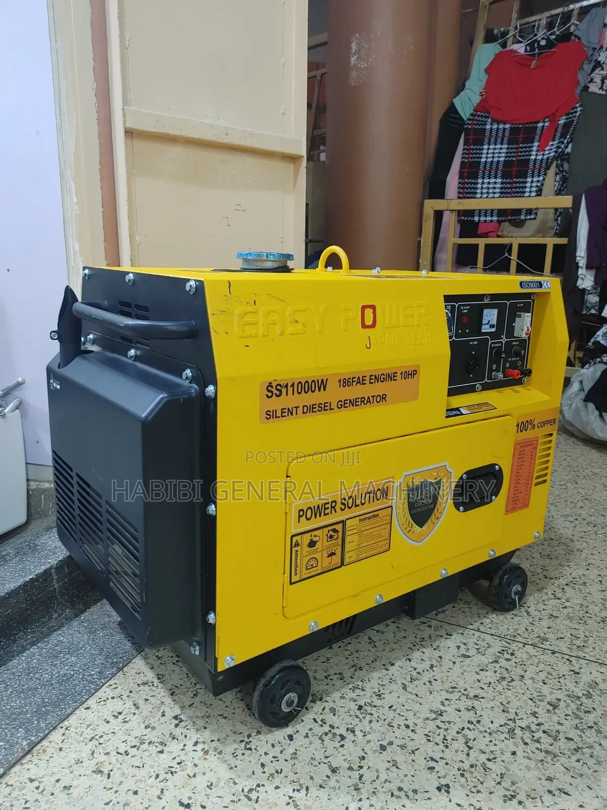 Japan Tech 8kva Diesel Powered Easy Power Heavy Duty Generator