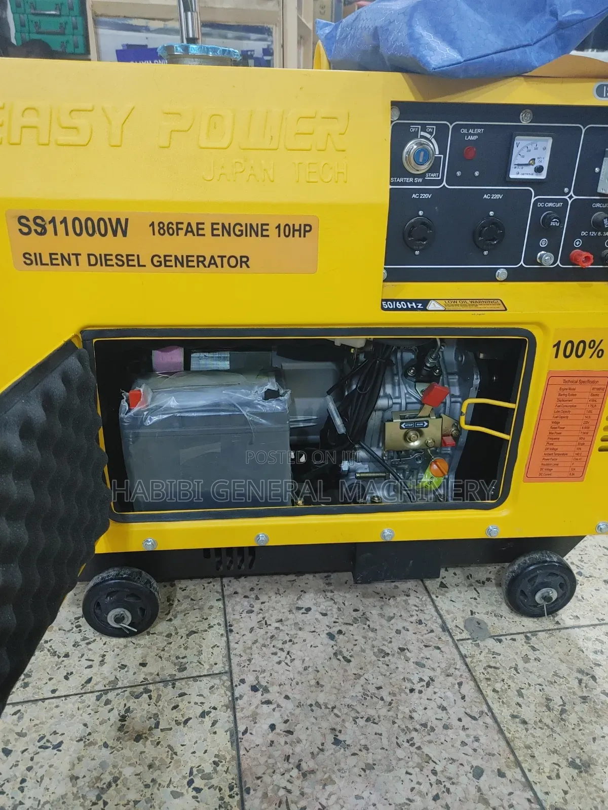 8kva Made in Japan Easy Power Heavy Duty Diesel Generator