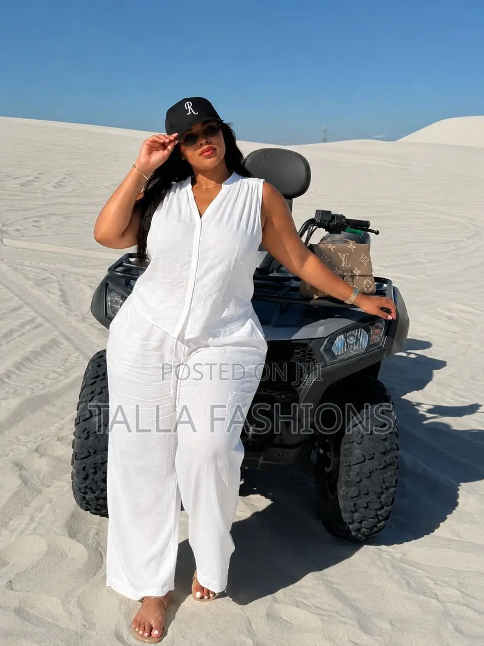 Ladies Linen Two Piece