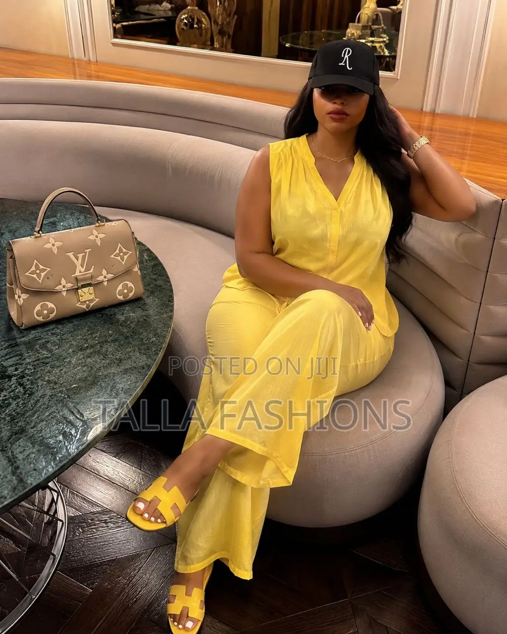 Ladies Linen Two Piece