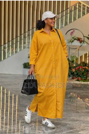 Ladies Casual Shirt Dress