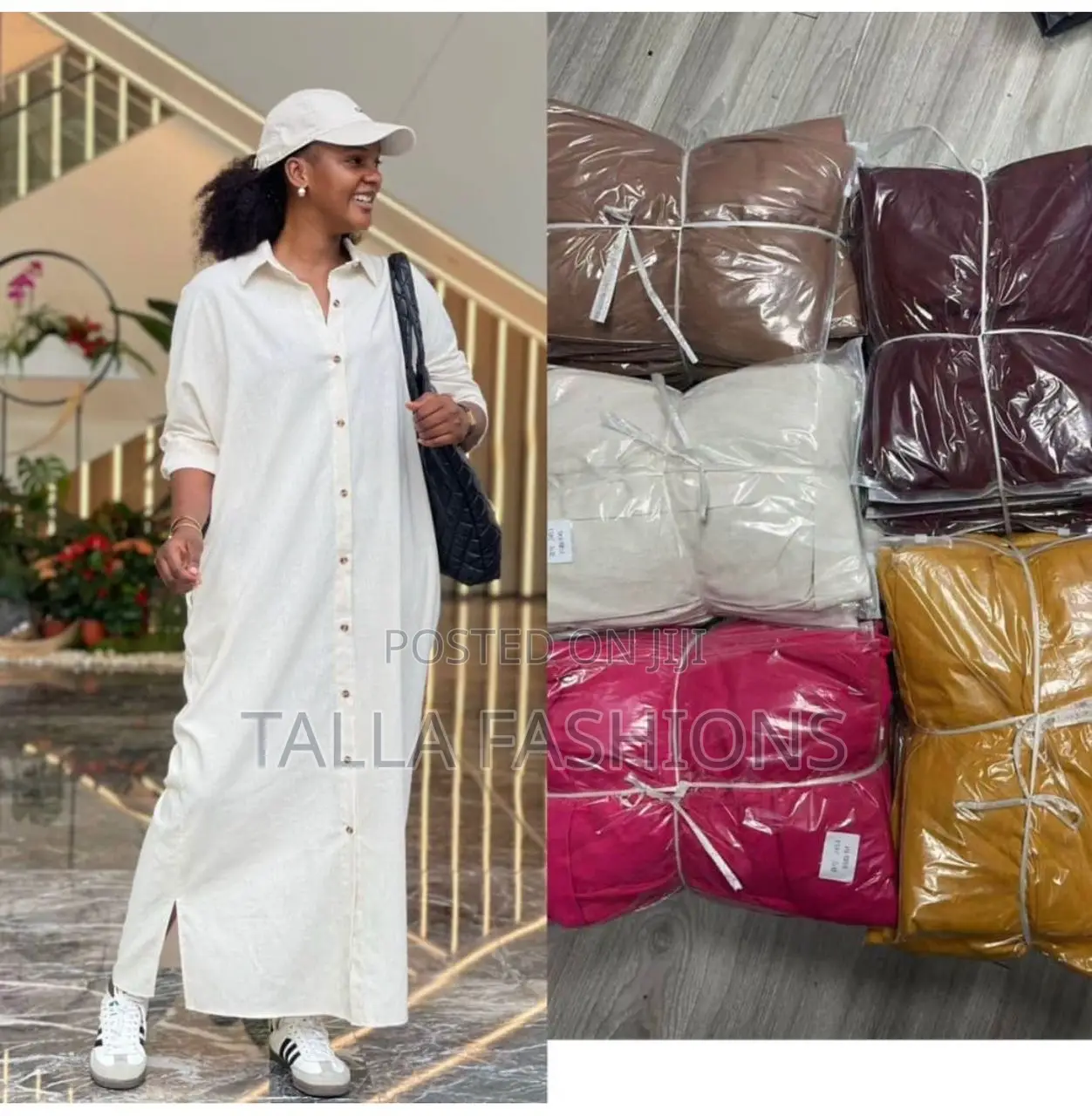 Ladies Casual Shirt Dress