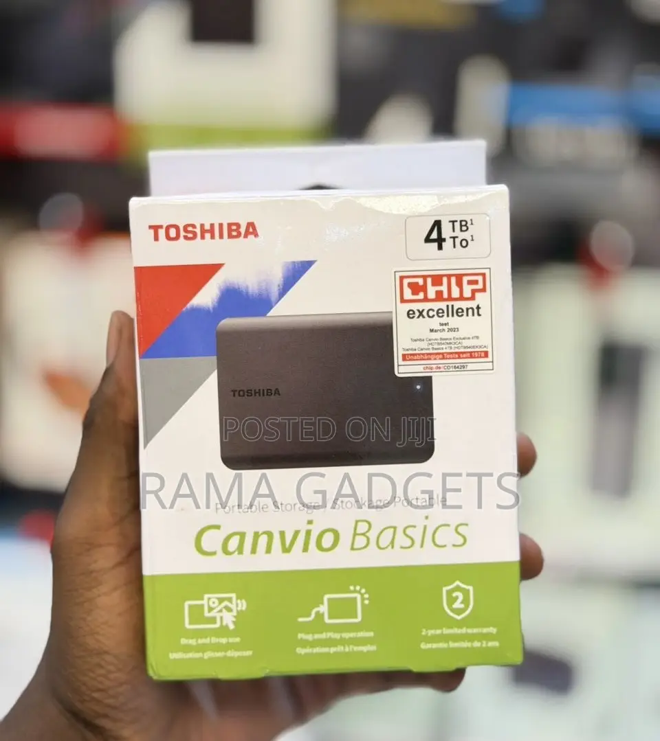 Toshiba Canvio Basics 4tb Portable External Hard Drive.
