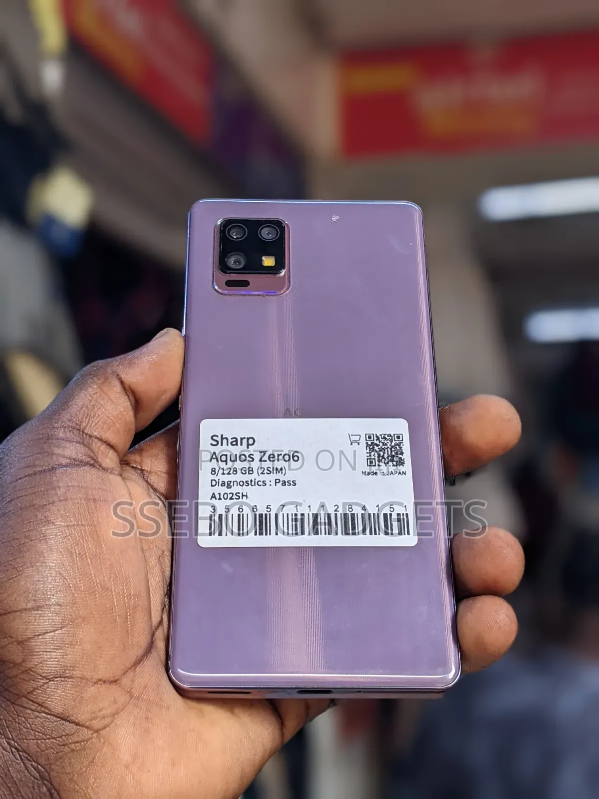 Sharp Aquos zero6 128 GB Purple