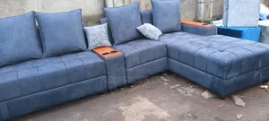 L Sofa Set/Cup Holder/Sofa Set L Shape Sofas