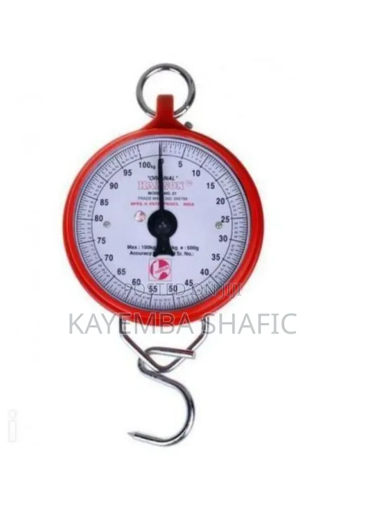 Hanson Heavy Duty Portable, Hook Type 100kg Weighing