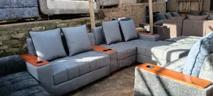 Morden Unique L Sofa /L Shape Sofa /Luxury Sofas Sets/With Cup Holder