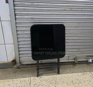Foldable Dining Centre Glass Table