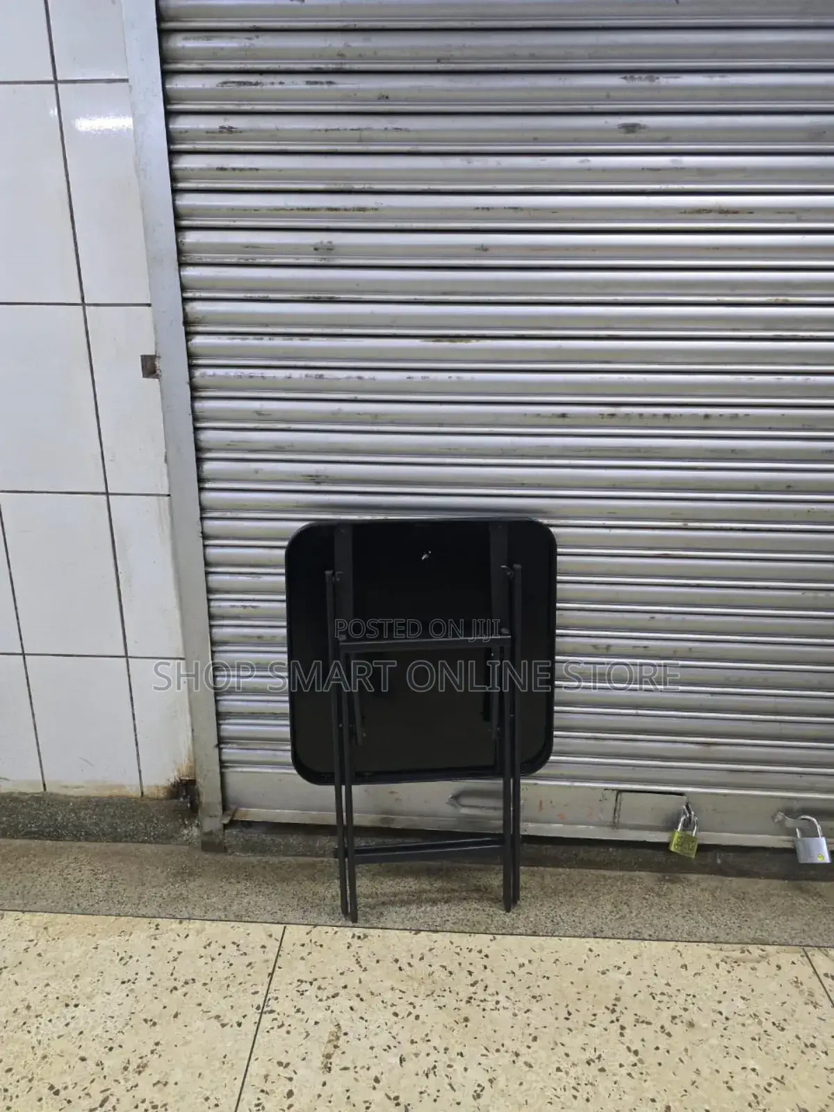 Foldable Dining Centre Glass Table