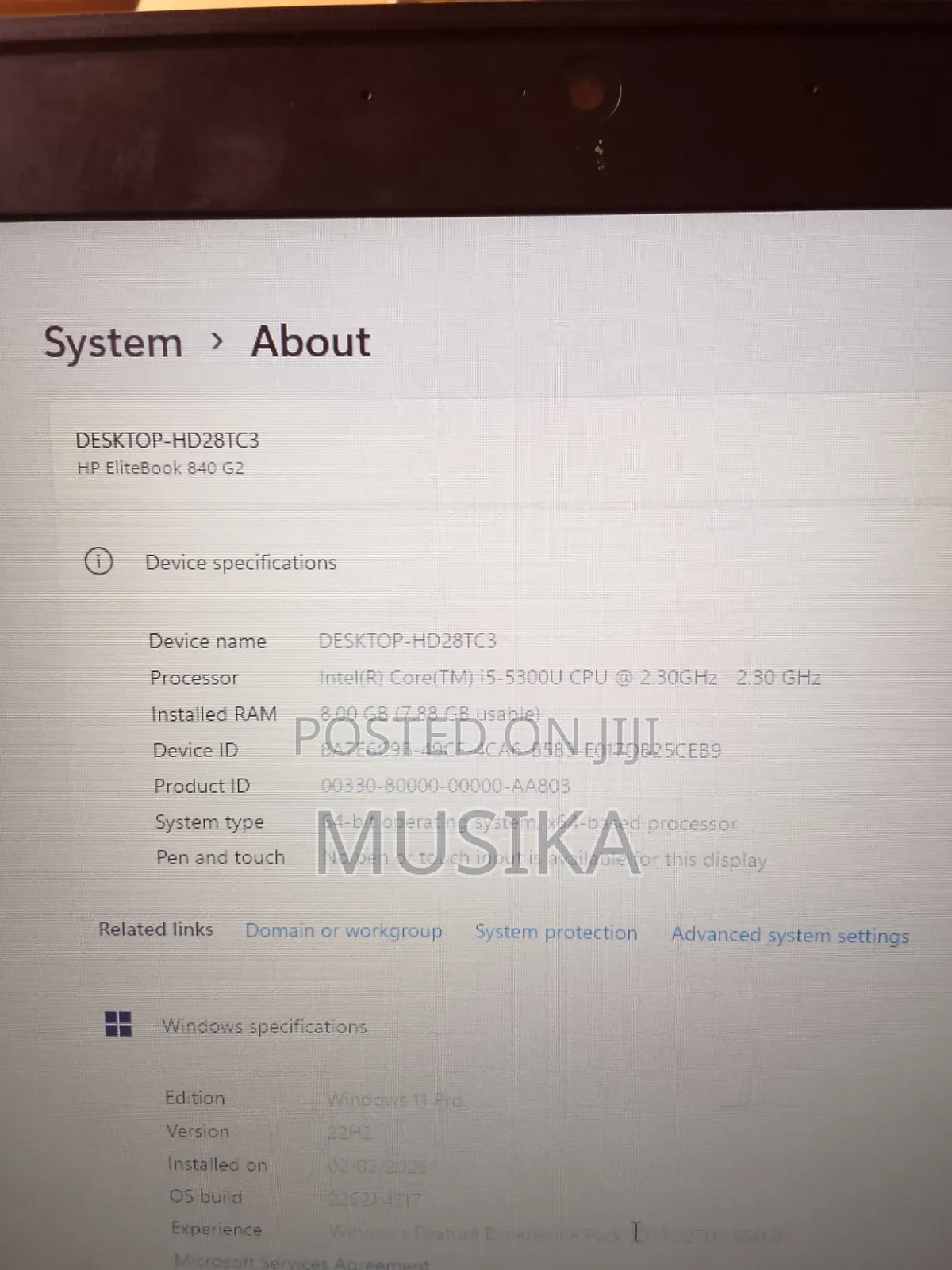 Laptop HP 15 8GB Intel Core i5 SSD 500GB