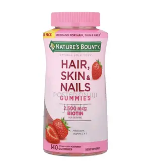 Hair Skin Nails Gummies With Biotin