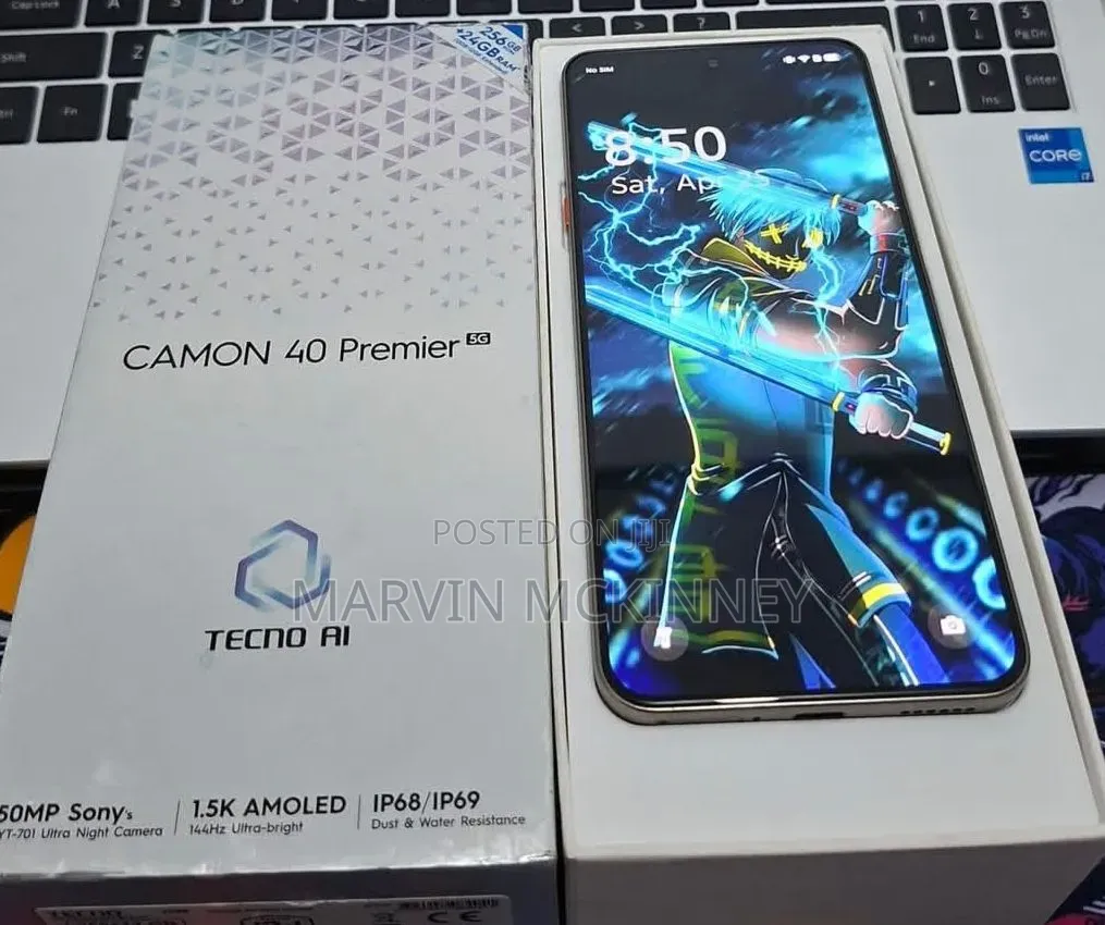 New Tecno Camon 40 Premier 256 GB Black