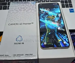 New Tecno Camon 40 Premier 256 GB Black