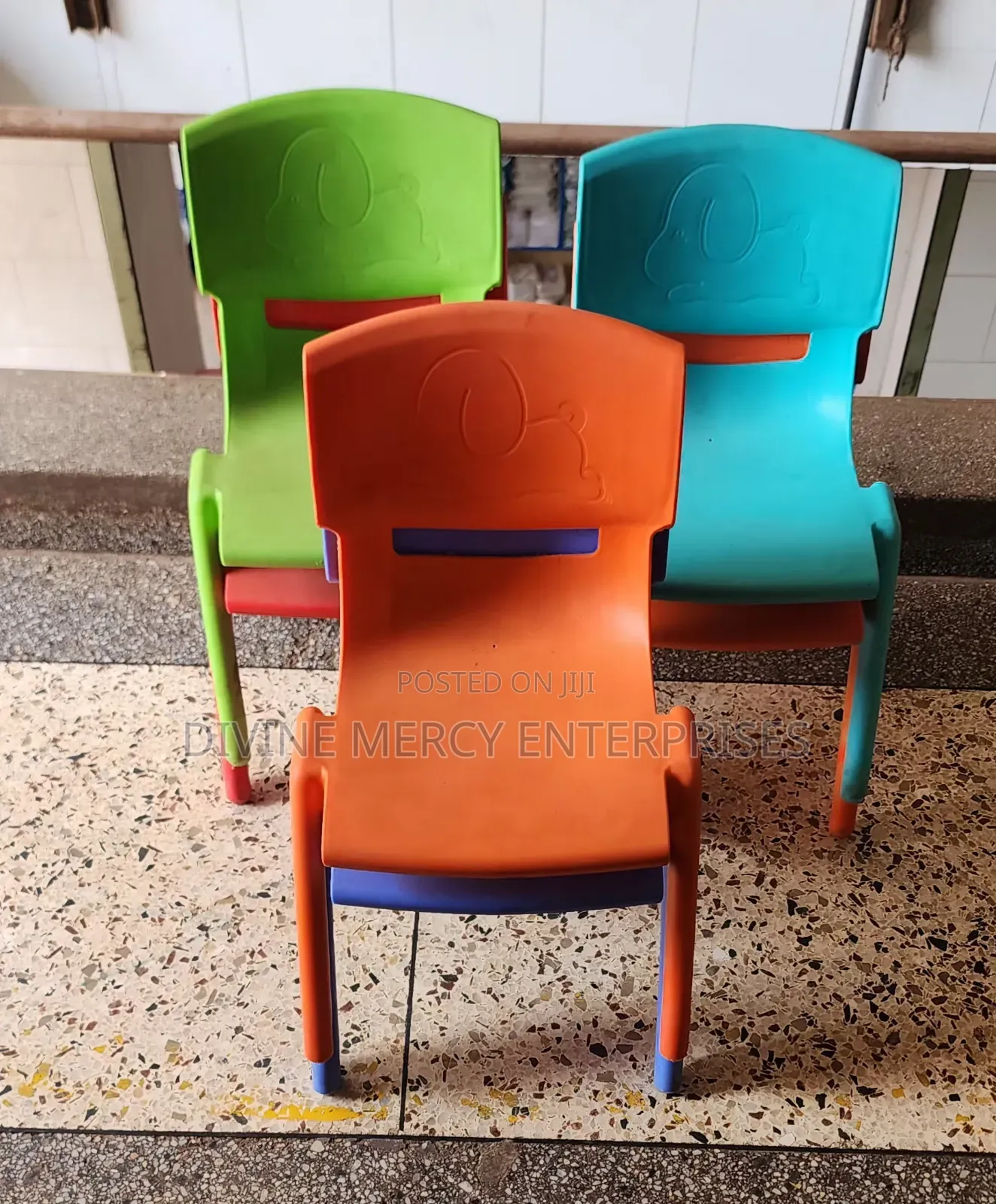 Coloured Plastic Children Chairs