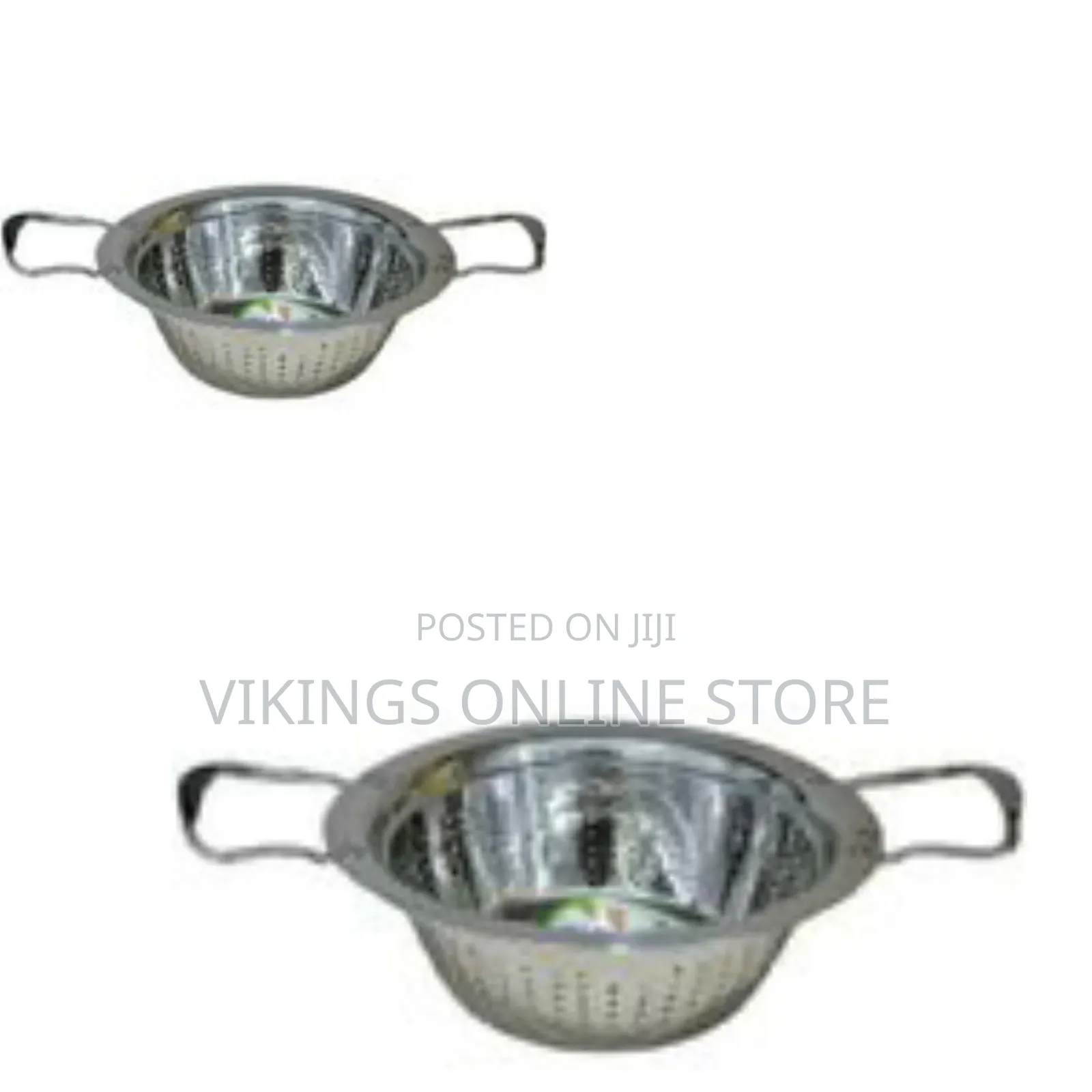 28 Cm Stainless Steel Rice, Vegetable Washing Strainer Colander,Silver