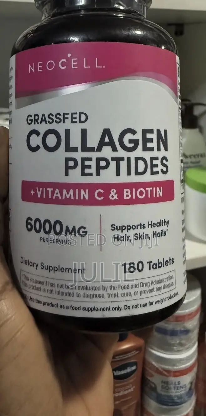 Neocell Collagen Peptides With Vitamin C Biotin (180) Tabs Inside