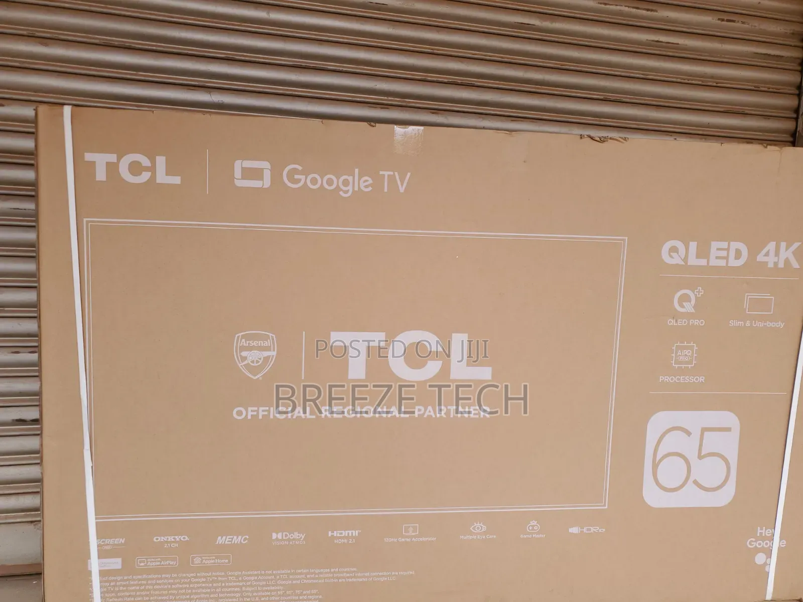 Boxed Tv 65"Inch TCL Qled