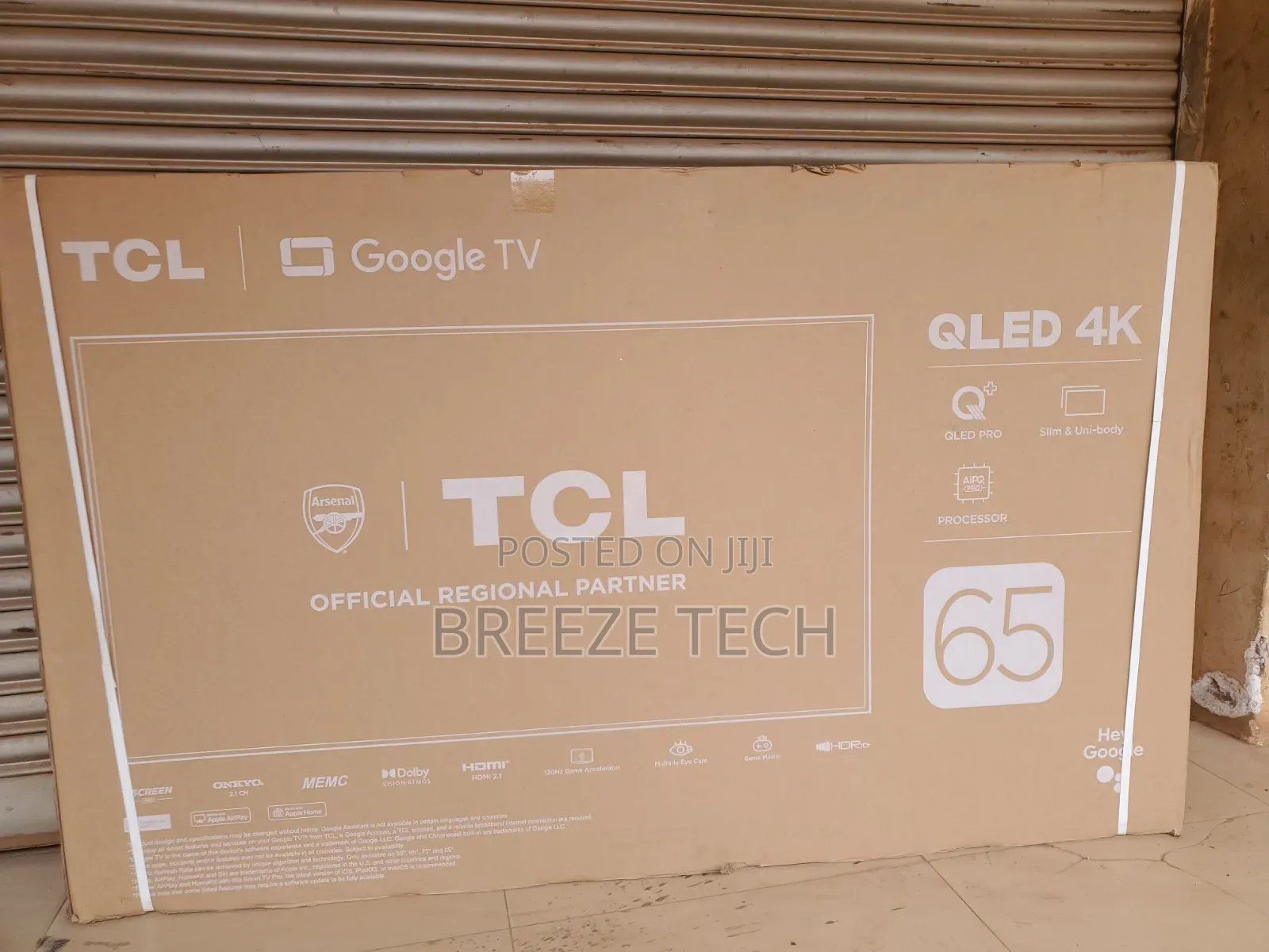 Boxed Tv 65"Inch TCL Qled