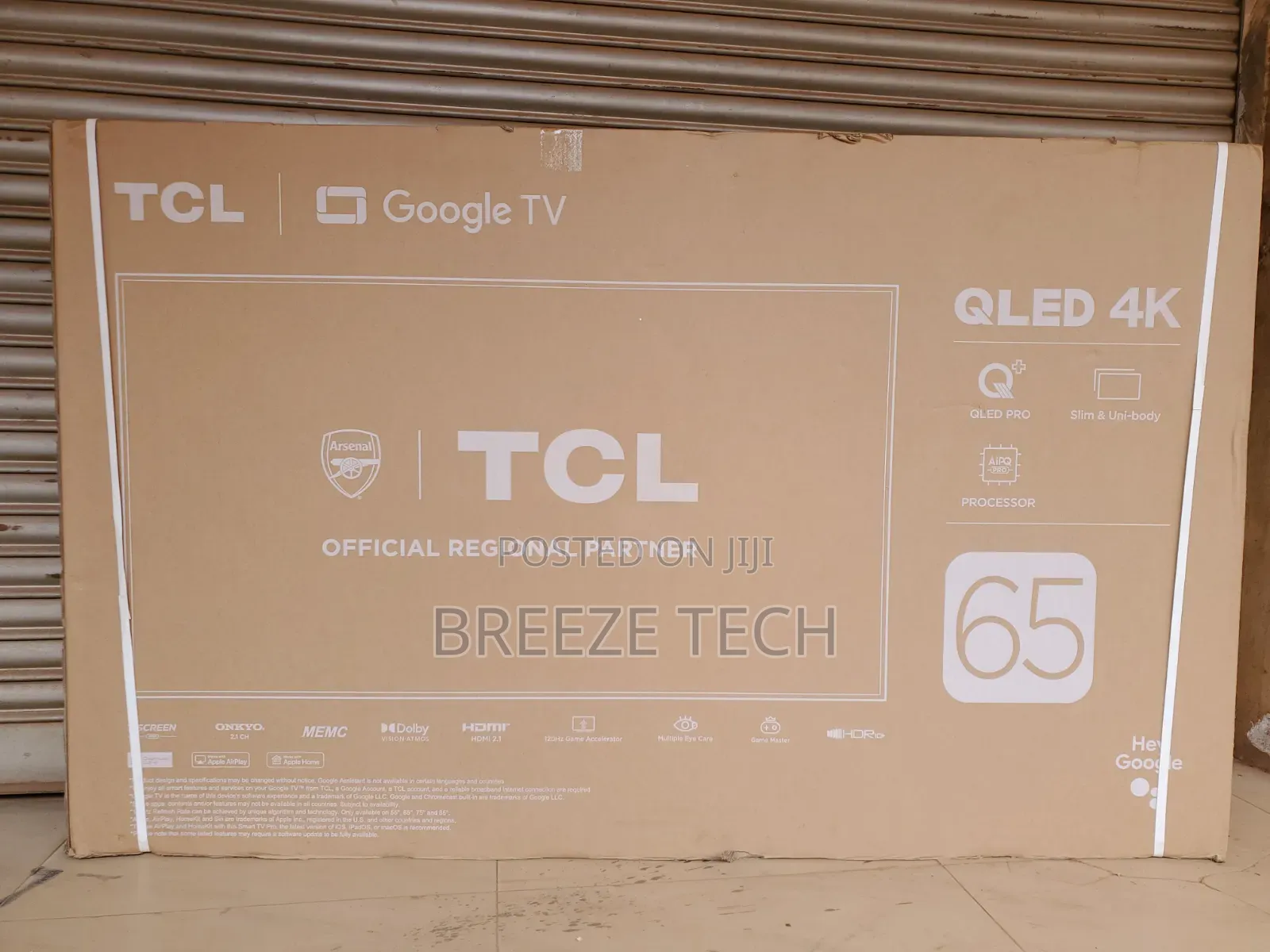 Boxed Tv 65"Inch TCL Qled