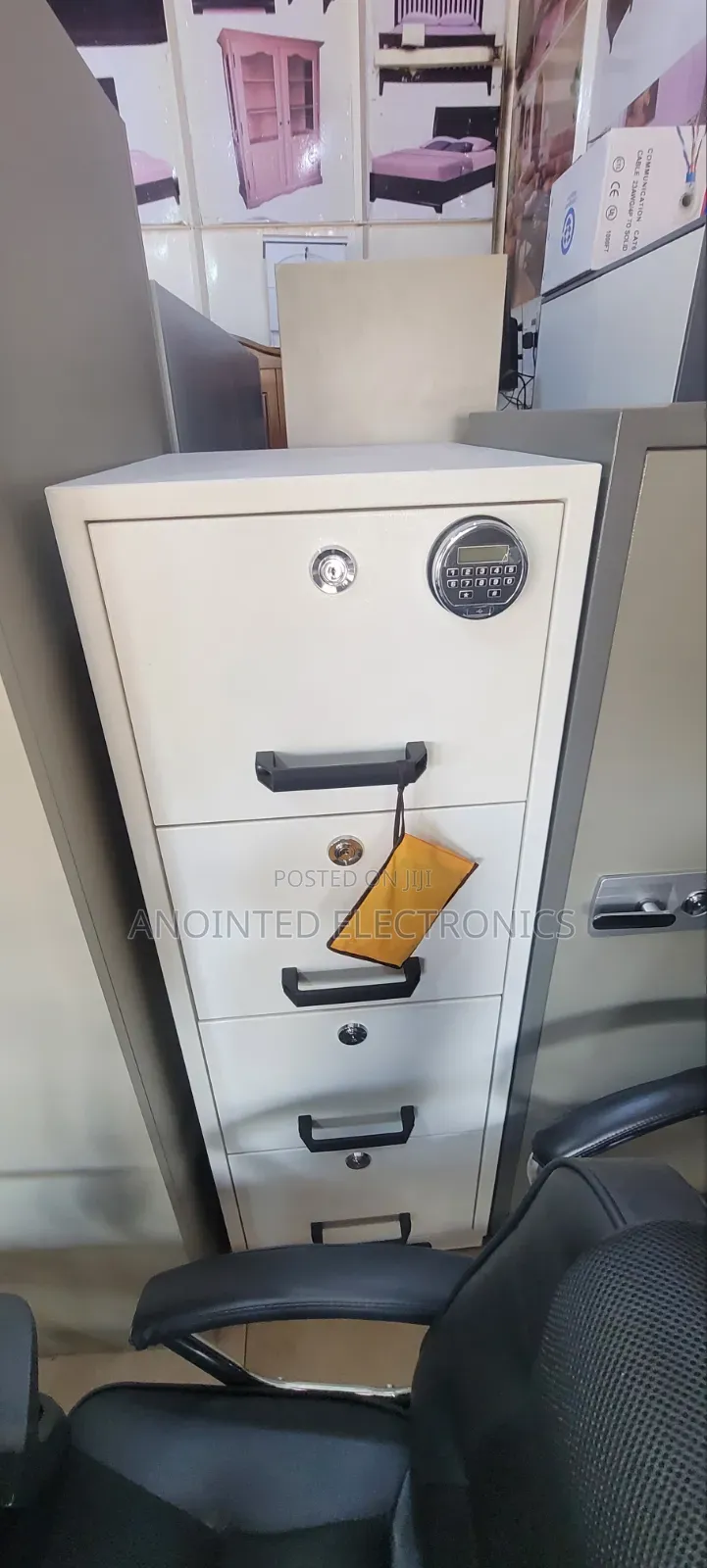Digital Combination Safe With A Drawers