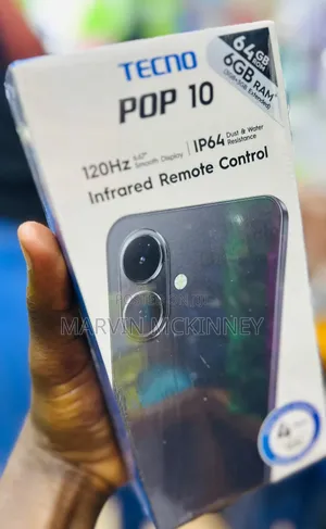 New Tecno Pop 10 64 GB Black