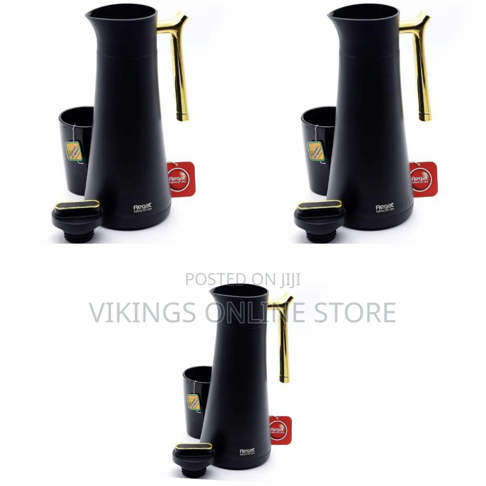 Regal 1l Stainless Steel Thermos Bottle Travel Water Vacuum Flask