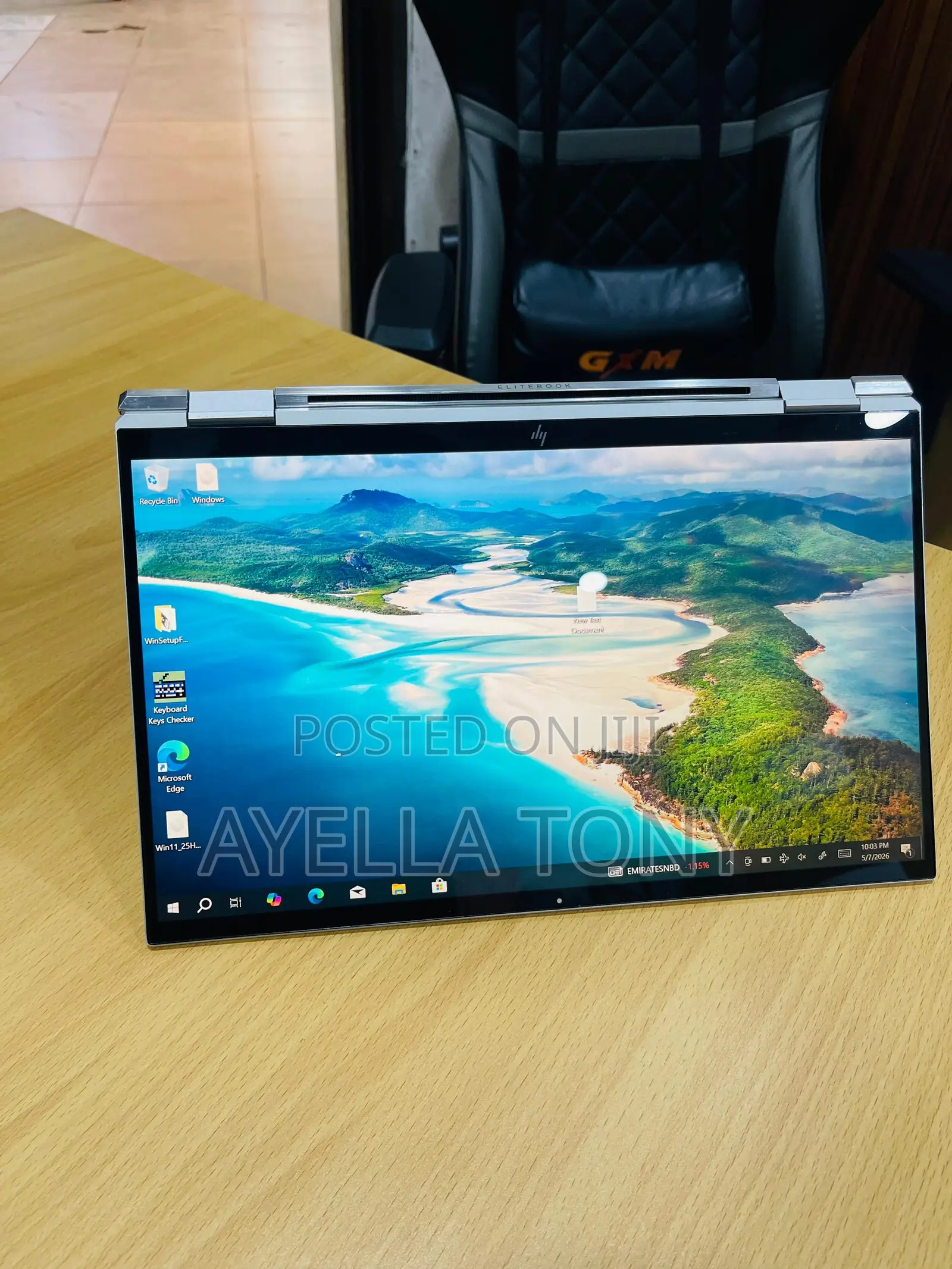 New Laptop HP EliteBook x360 1040 G7 16GB Intel Core i5 SSD 256GB
