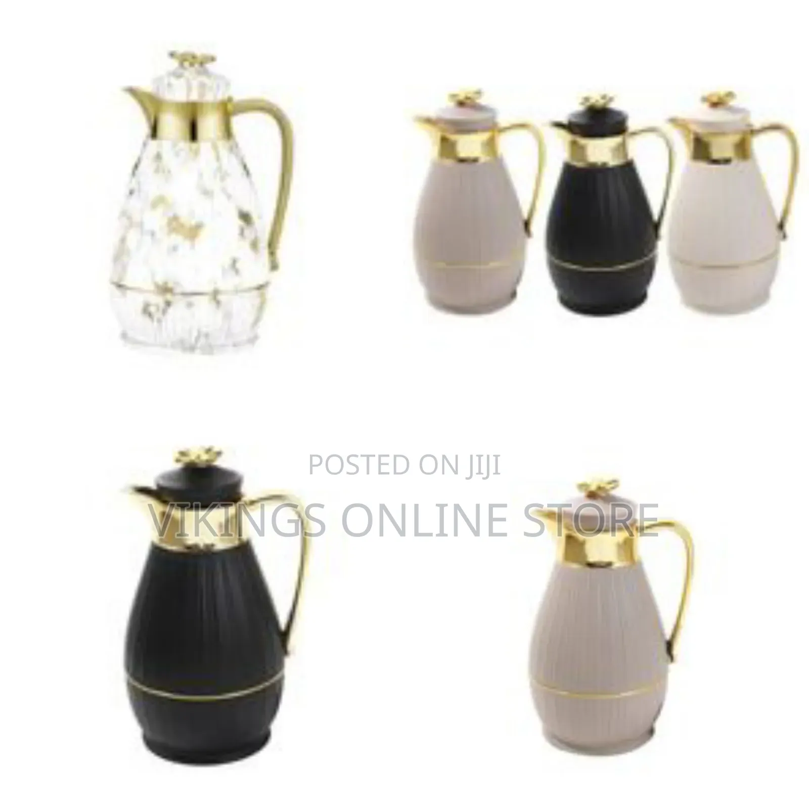 1 Piece of 1 Litre Carafe Insulated Vacuum Flask for Hot Cold Liquid