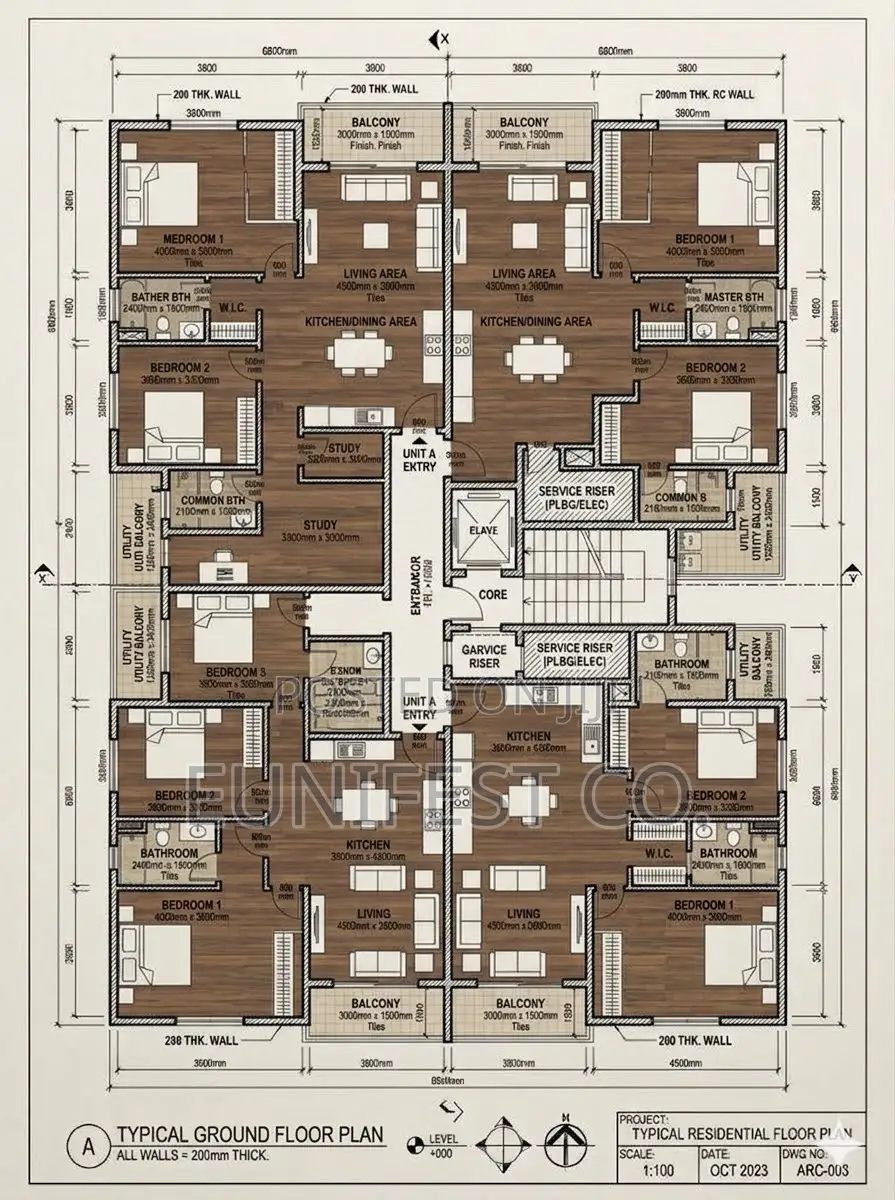 10 Storeyed Apartment Building